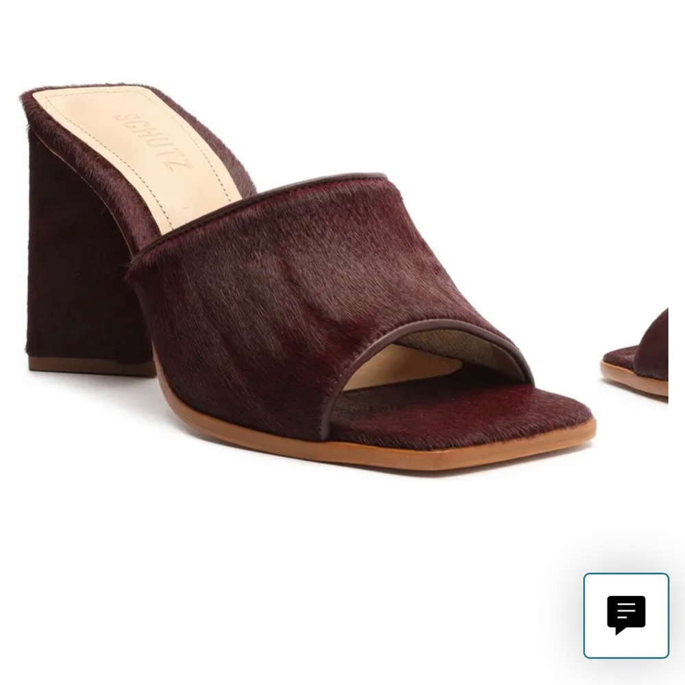 Schutz Lizah Welt Sandal. New with tags never worn comes with box 8.5 calf hair